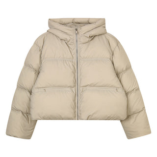 hooded down jacket