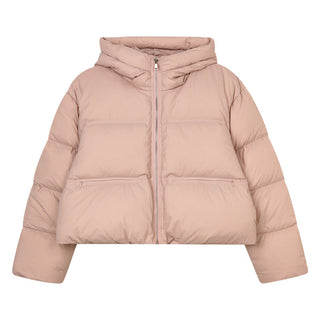 hooded down jacket