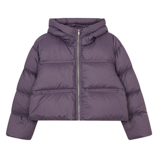 hooded down jacket