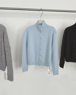 wool turtleneck coat