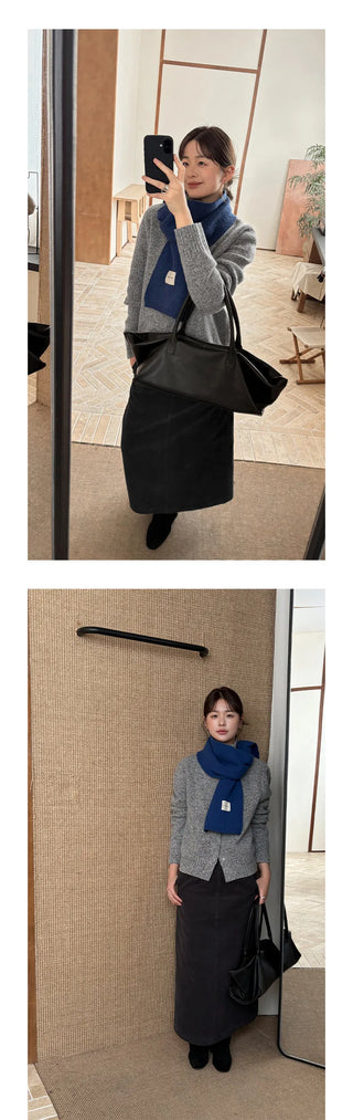 wool turtleneck coat