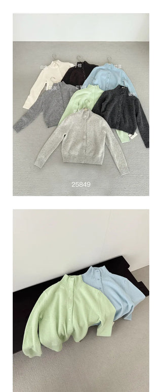 wool turtleneck coat