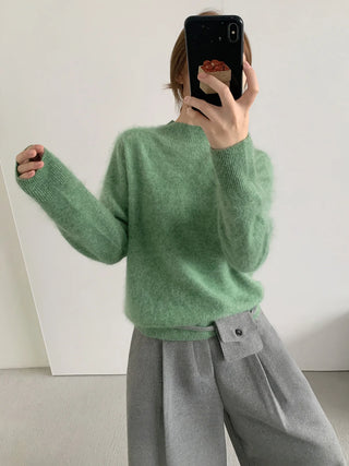 brushed wool sweater