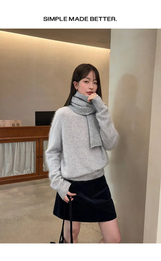 brushed wool sweater