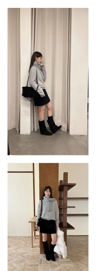 brushed wool sweater