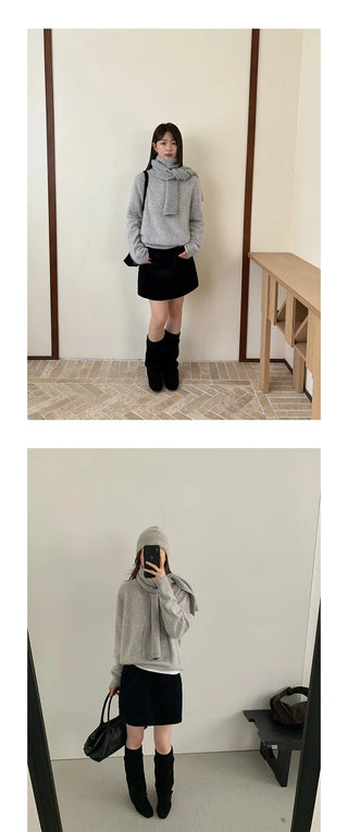 brushed wool sweater