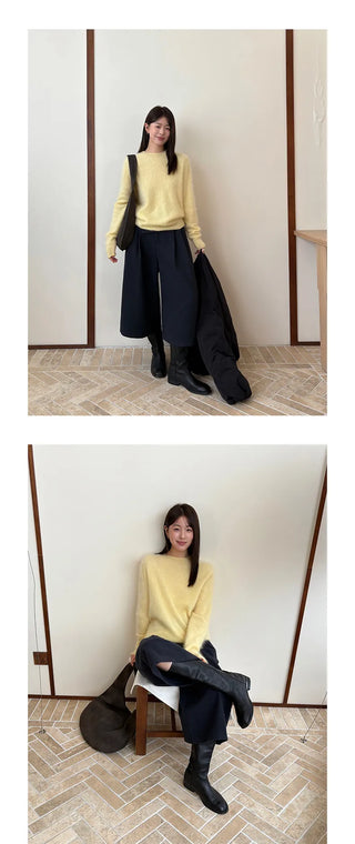 brushed wool sweater