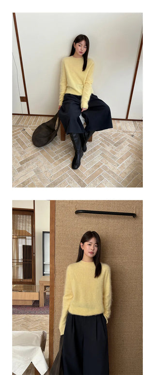 brushed wool sweater