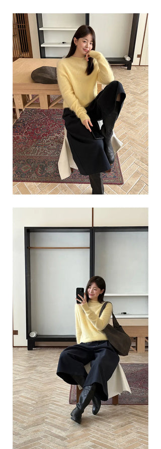 brushed wool sweater