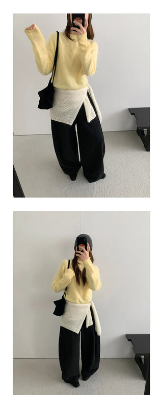 brushed wool sweater