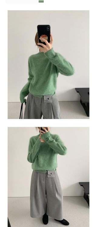 brushed wool sweater