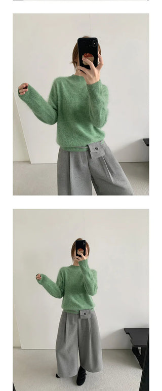 brushed wool sweater