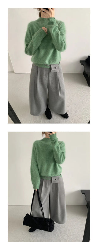 brushed wool sweater