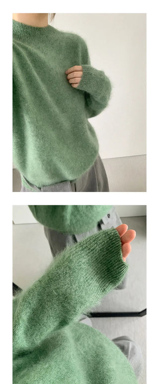 brushed wool sweater