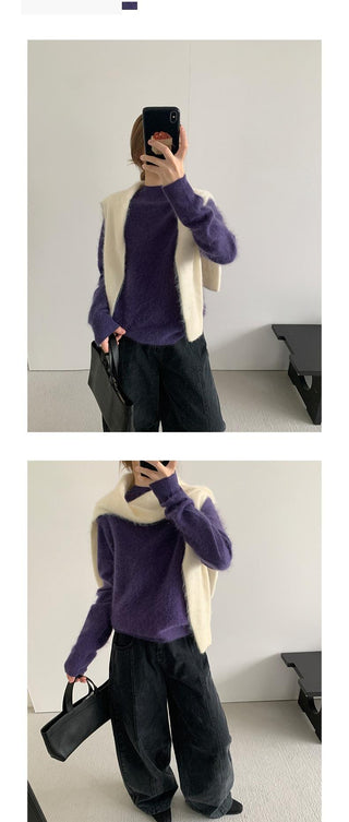 brushed wool sweater