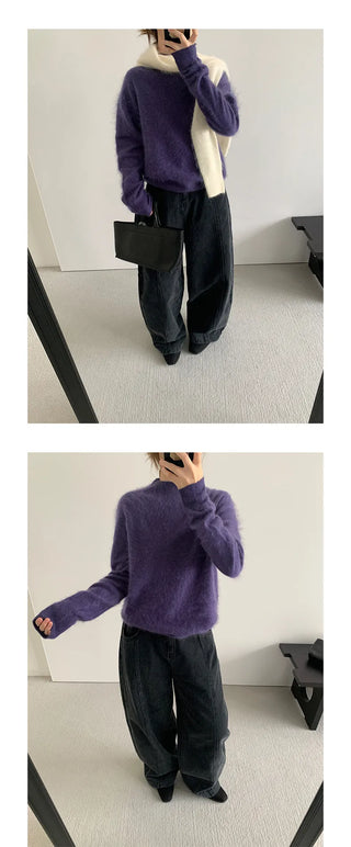 brushed wool sweater