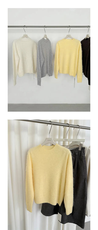 brushed wool sweater