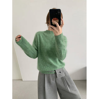 brushed wool sweater