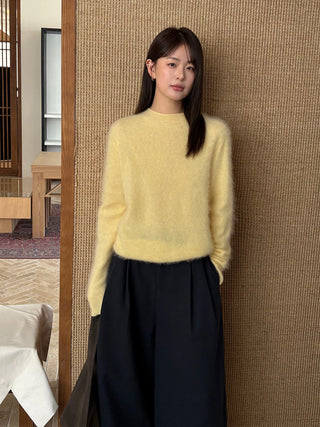 brushed wool sweater