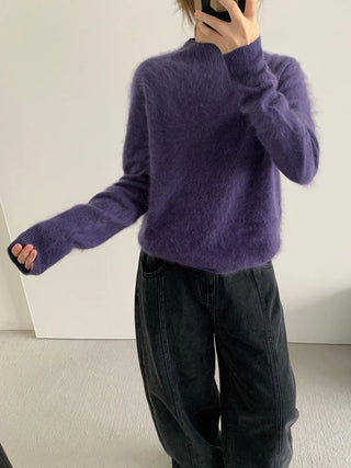 brushed wool sweater