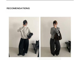 wool turtleneck coat