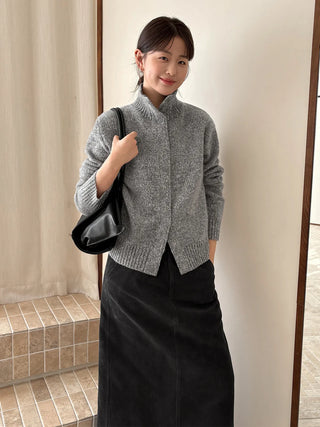wool turtleneck coat