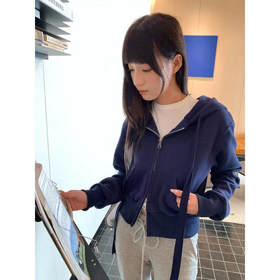 cropped hoodie