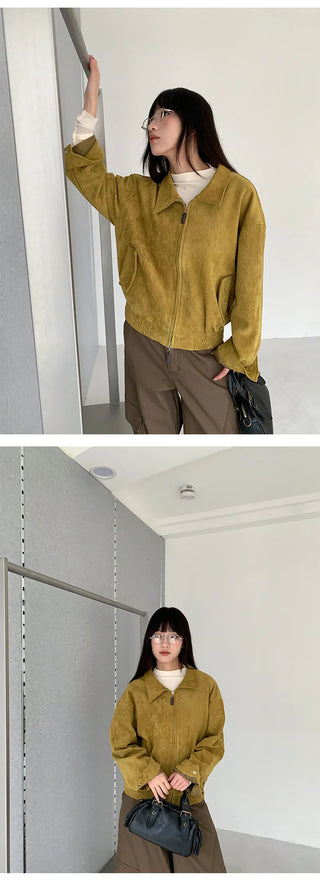 suede coat