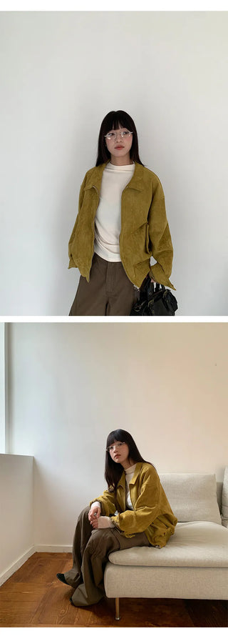 suede coat