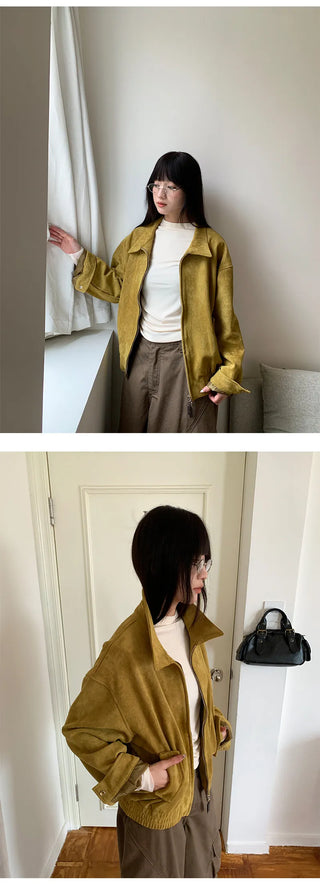 suede coat