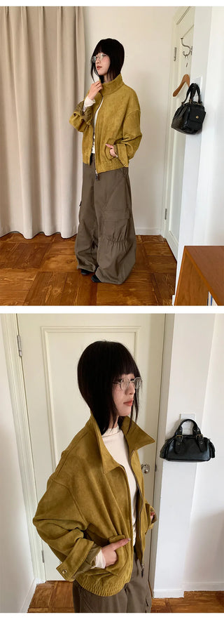 suede coat