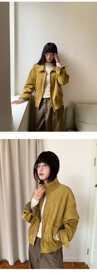 suede coat