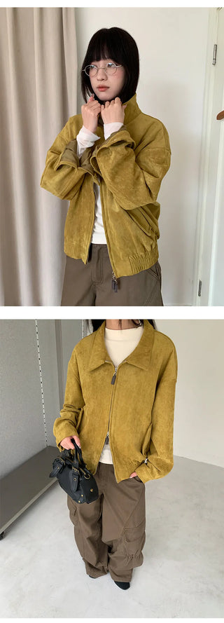 suede coat
