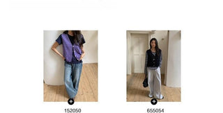 V-neck sleeveless vest