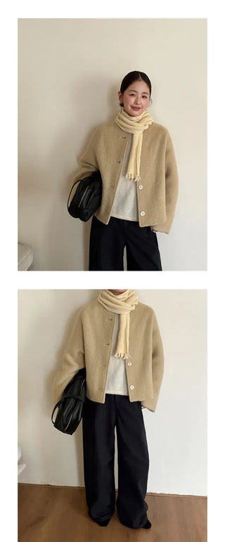 single-breasted wool coat