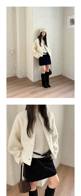 single-breasted wool coat