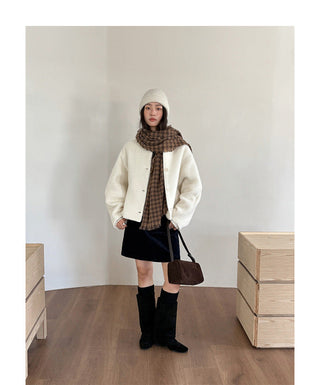 single-breasted wool coat