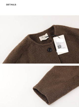 single-breasted wool coat