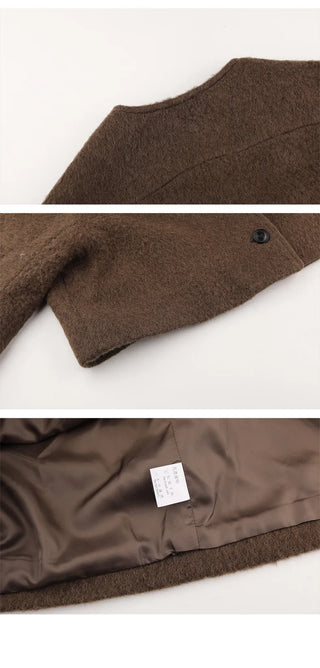 single-breasted wool coat