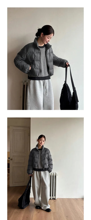 drawstring short coat