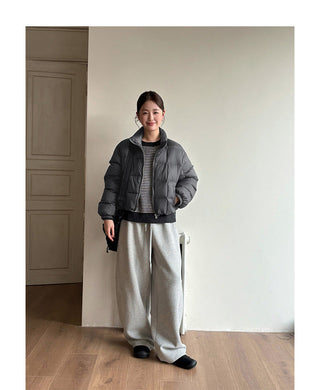 drawstring short coat