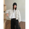drawstring short coat