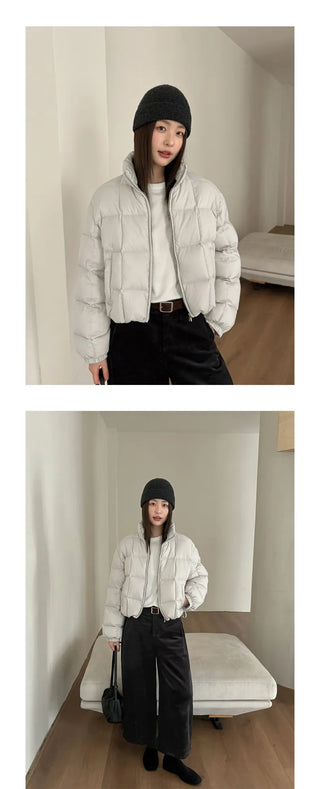 drawstring short coat