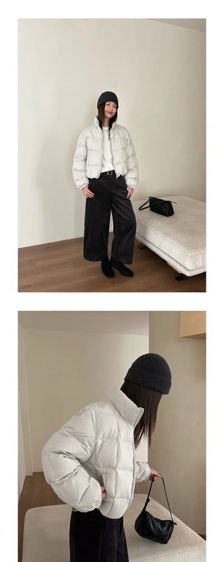 drawstring short coat