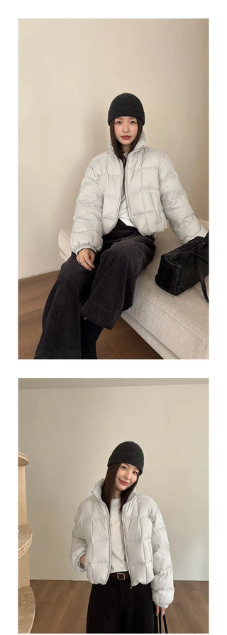 drawstring short coat