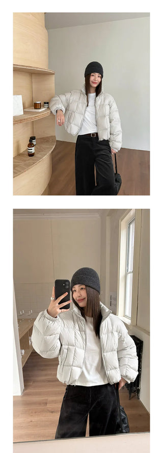 drawstring short coat