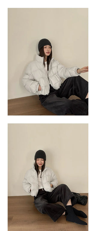 drawstring short coat