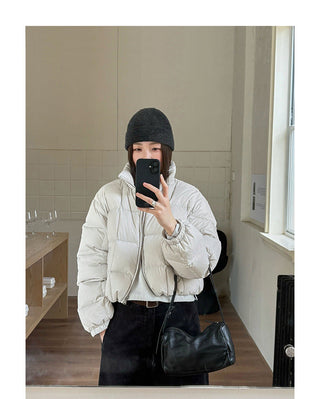 drawstring short coat