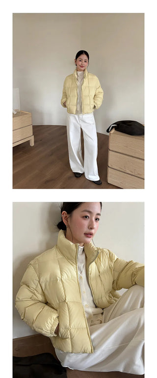 drawstring short coat