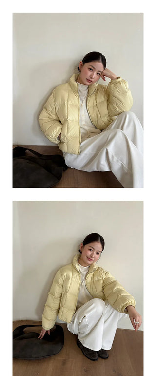 drawstring short coat